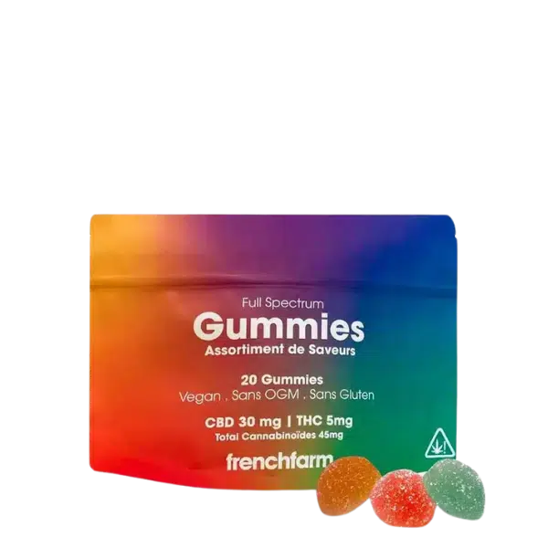 Gummies CBD & THC  5 mg Mix 🍬 Ferme Française