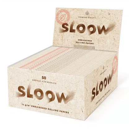 Feuilles Slim King Size – Non blanchies – SLOOW