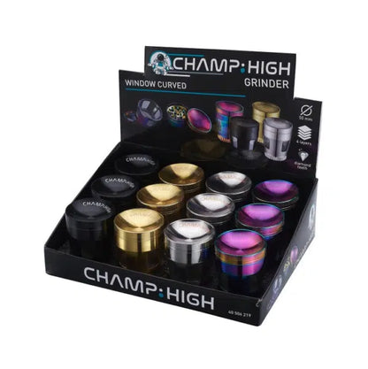 Grinder 50mm Curved – 4 étages – Champ High